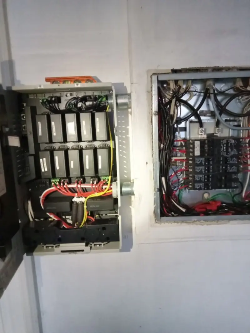 Electrical panel upgrade completed for Security Camera Wiring in Hacienda Heights